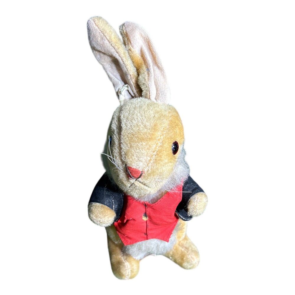 VTG Gunderful Creation Plush Faux Mohair Peter Rabbit Made Japan J Swedlin Inc